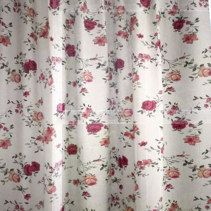 Штора с рисунком "Жасмин", размер 180x270 см, цвет мультиколор