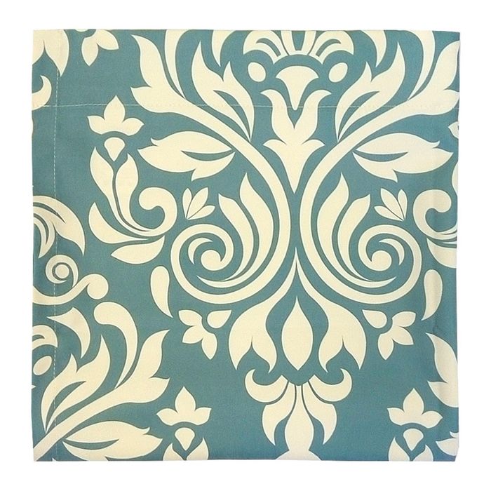 Штора с рисунком "Элизабет", размер 140х270 см, цвет бирюзовый