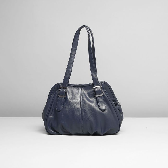 Сумка женская на молнии, 1 отдел, наружный карман, цвет синий