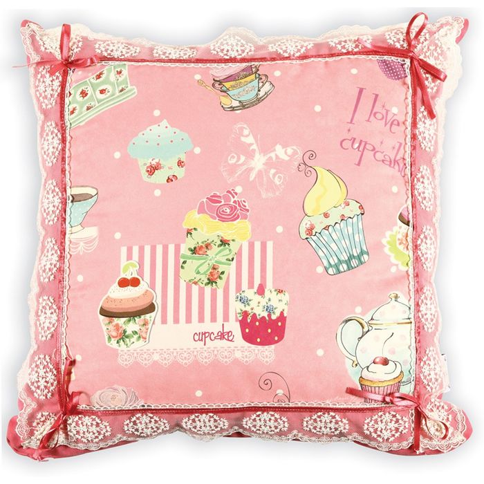 Чехол для декоративной подушки "В кондитерской", размер 45х45 см