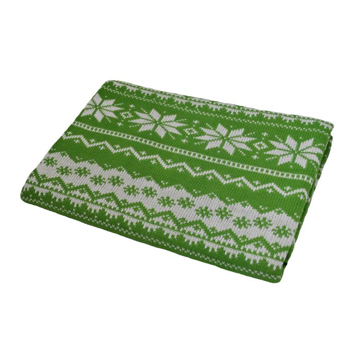 Плед вязаный "Скандинавский стиль", размер 150х200 см