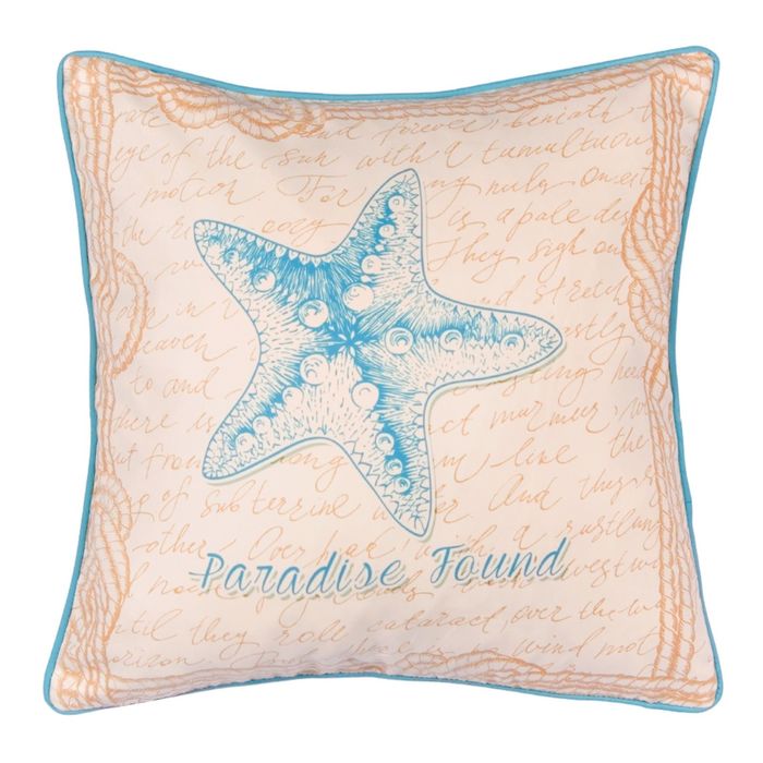 Чехол для декоративной подушки "Морская стихия", размер 45х45 см