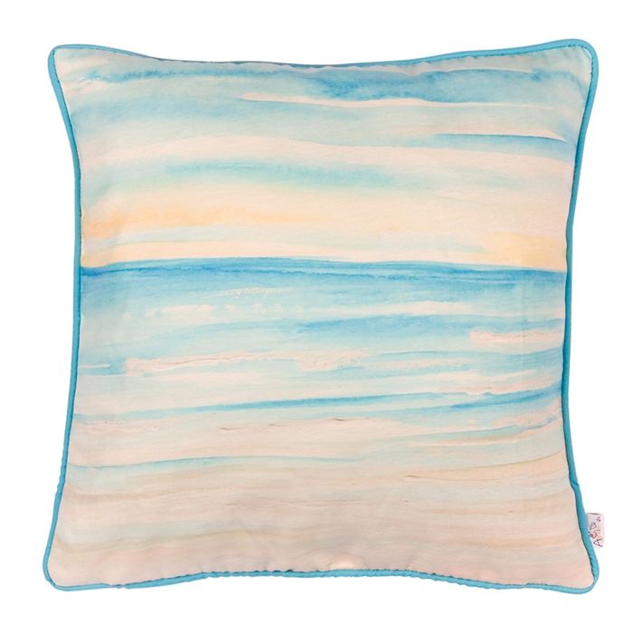 Чехол для декоративной подушки "Голубой океан", размер 45х45 см
