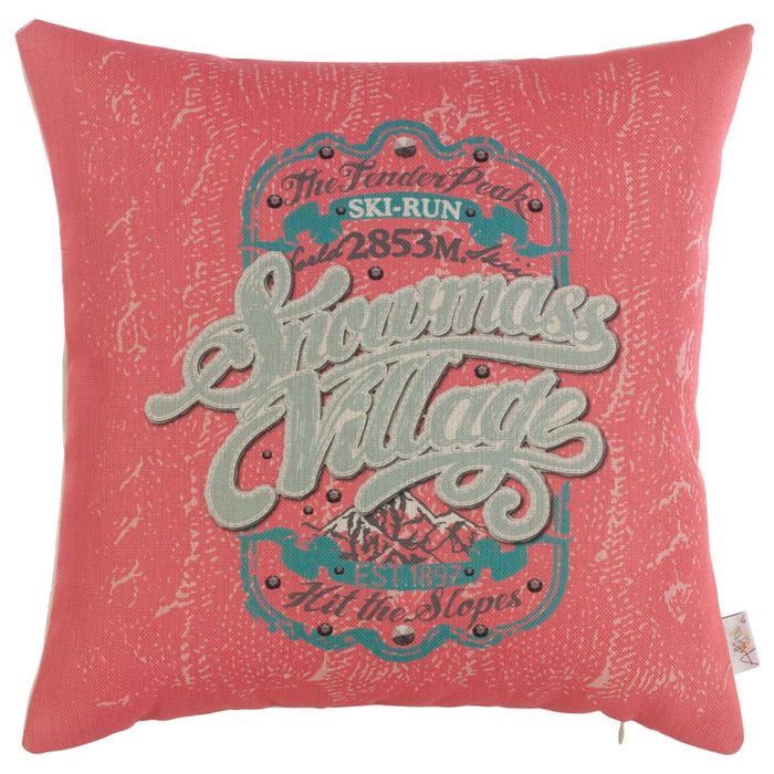 Чехол для декоративной подушки "Зимний спорт", размер 45х45 см