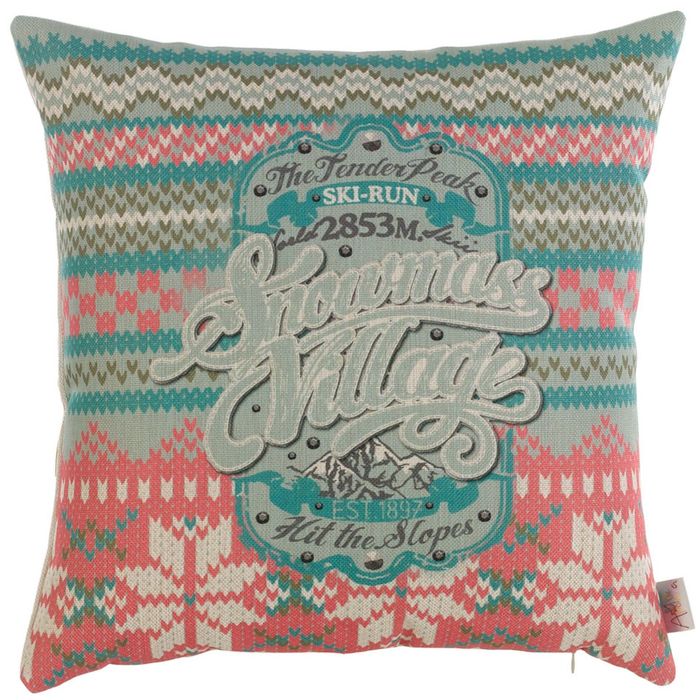 Чехол для декоративной подушки "Зимний спорт", размер 45х45 см