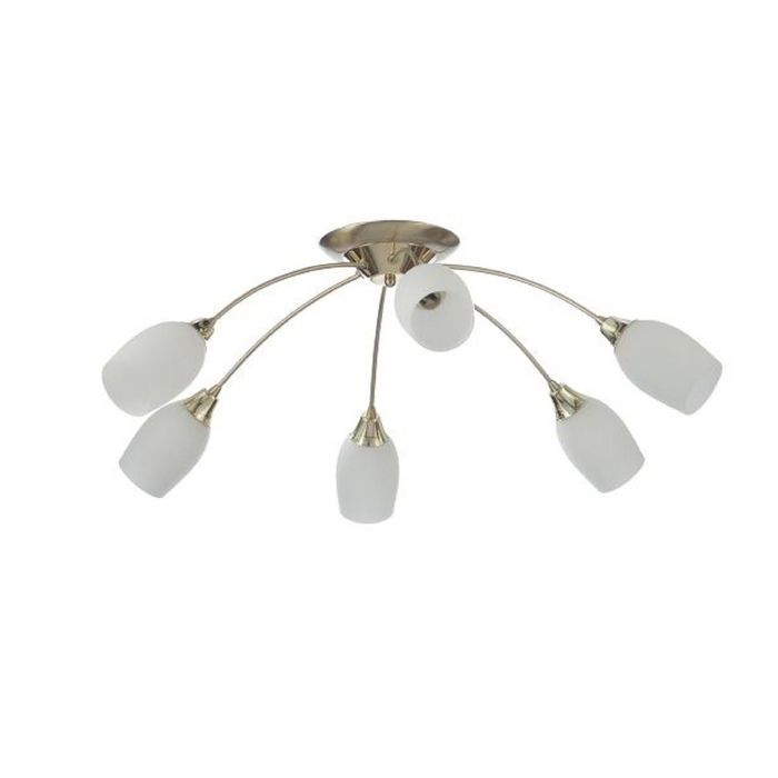 Люстра "Тампа" 6 ламп Е14 60 Вт золото 61х61х27 см