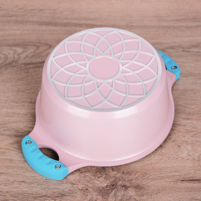 Кастрюля литая с керамическим покрытием d=20 см "Мультиколор", 1,8 л