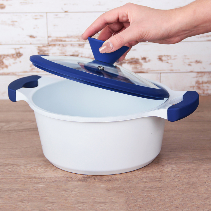 Кастрюля литая с керамическим покрытием d=20 см "Модерн", 1,8 л