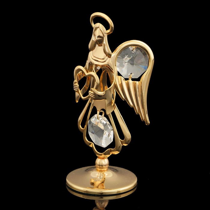 Сувенир «Ангел», с кристаллами Сваровски, 7,5 см