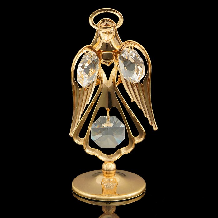 Сувенир «Ангел», с кристаллами Сваровски, 7,5 см