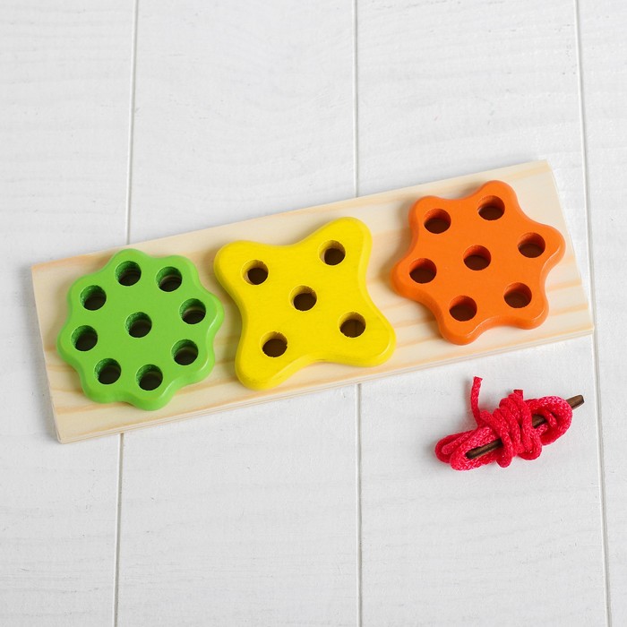 Шнуровка "Набор цветов"