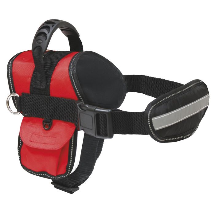 Шлейка ездовая многофункц.+поводок для круп.собак, 50-64 см + 25 мм*62-109 см