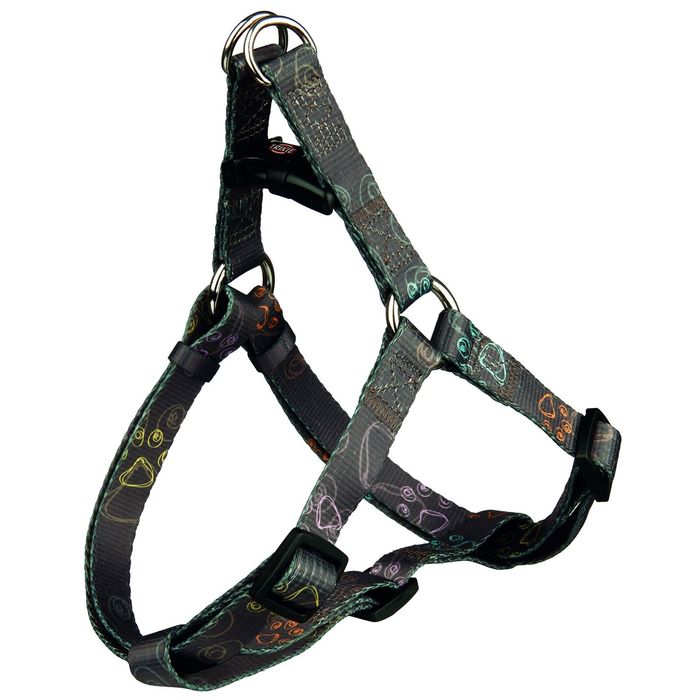 Шлейка Trixie Jimmy One Touch, M, 50–65 х 2 см, коричневый