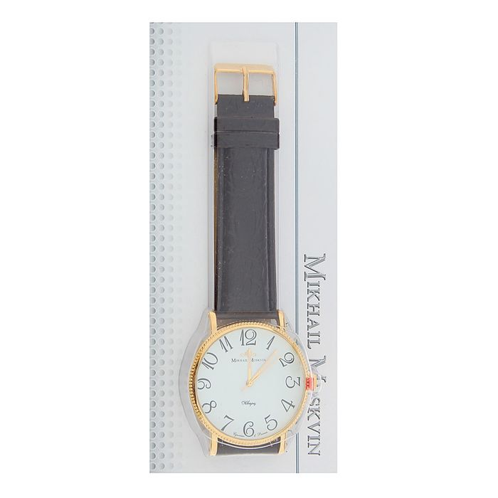 Часы наручные мужские "Михаил Москвин классика" кварцевые модель 1128A2L2