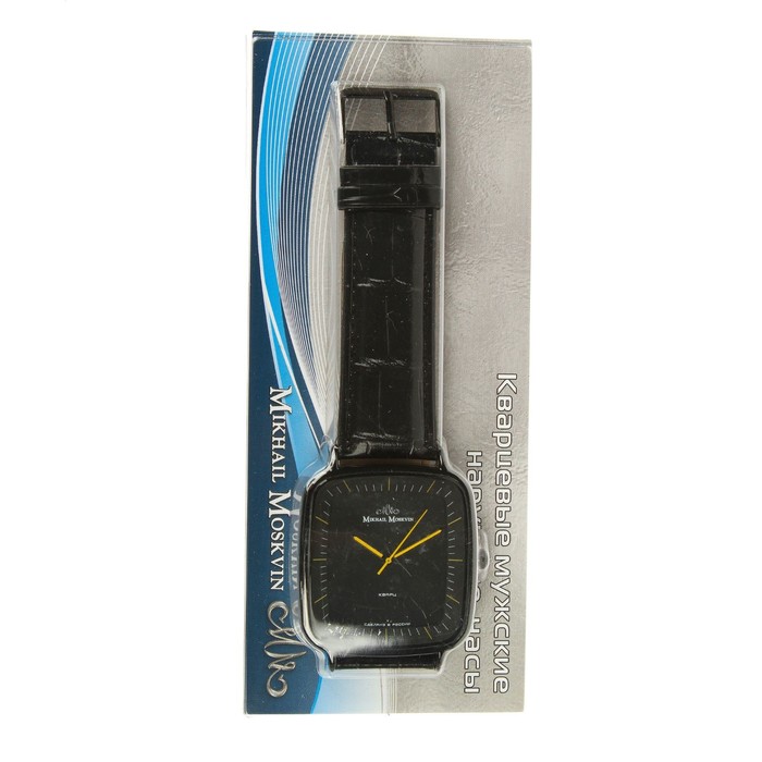 Часы наручные мужские "Михаил Москвин классика" кварцевые модель 1201A11L1