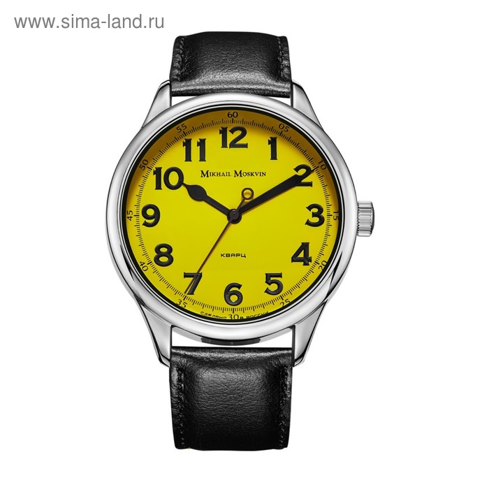 фото Часы наручные мужские "михаил москвин классика" кварцевые модель 1204a1l5