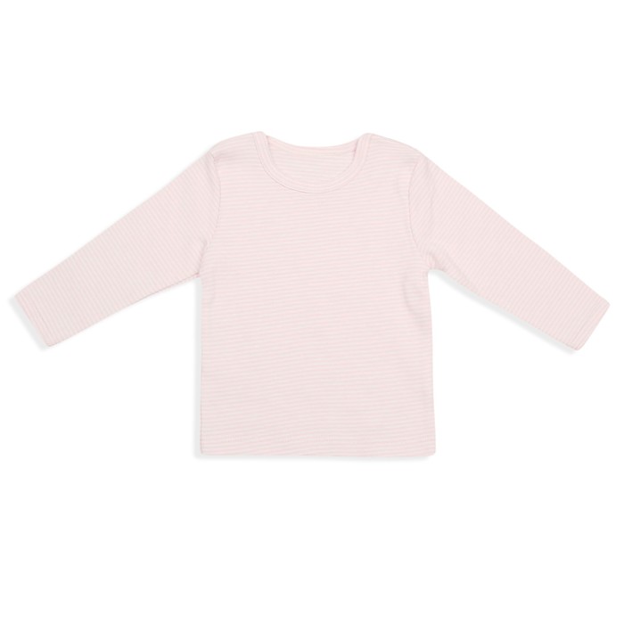 Джемпер для девочки "Полоски и сердечки", рост 80 см (50), цвет розовый