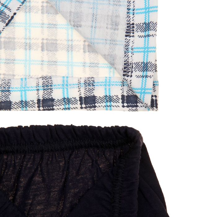 Пижама для мальчика "Серия", рост 116 см (60), цвет тёмно-синий УНЖ006001н