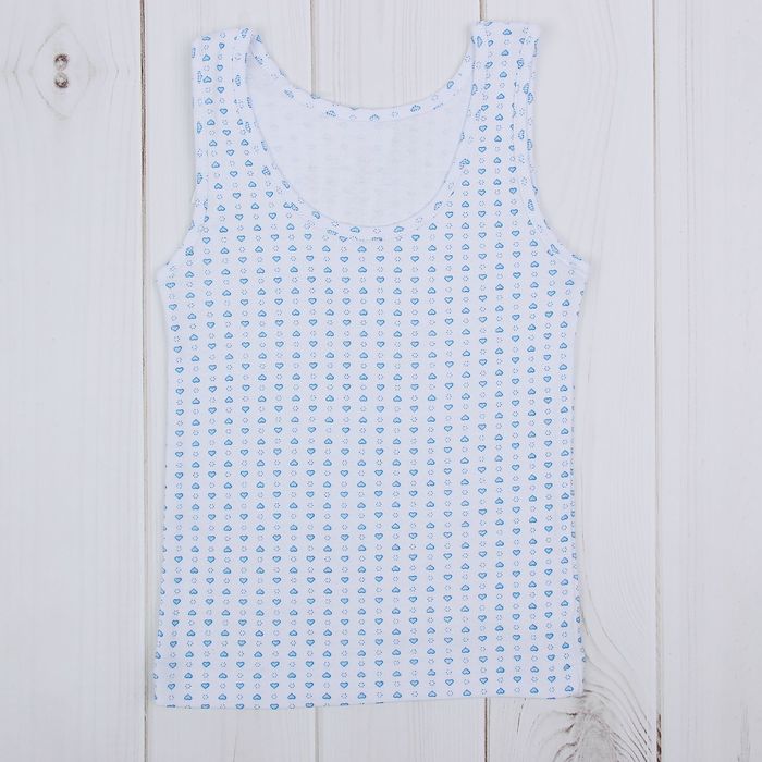 Майка для девочки "Зайка моя", рост 86 см (48), цвет васильковый  ДНМ120024н_М