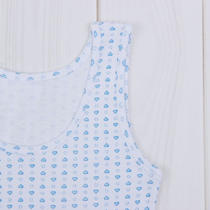 Майка для девочки "Зайка моя", рост 92 см (50), цвет васильковый ДНМ120024н_М