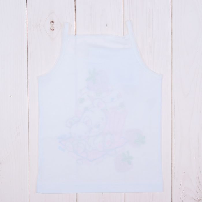 Майка для девочки "Мышата и сладости", рост 92 см (50), цвет белый ДНМ973001_2_М