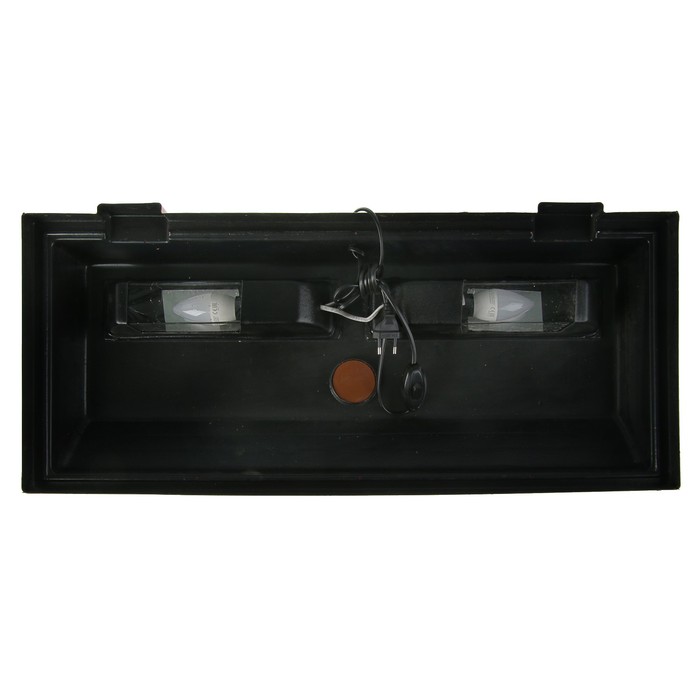 Аквариум с крышкой прямоугольный 85л,орех