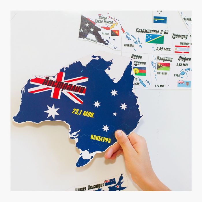 Магнитный пазл «Австралия и Океания»