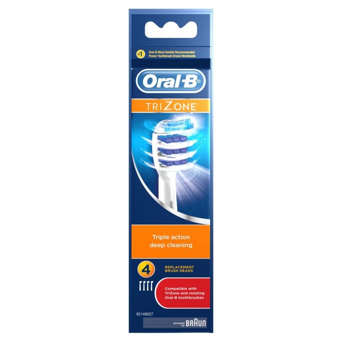 Насадка для электрических зубных щеток Oral-B Trizone EB30 (3+1)