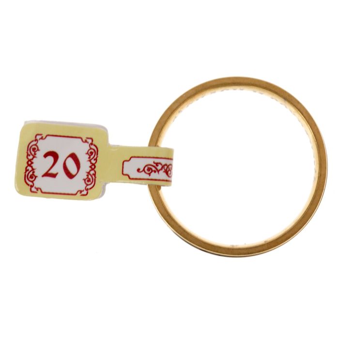 Кольцо "Спаси и Сохрани" (гравировка внутри), размер 20