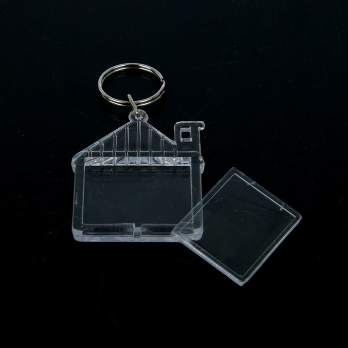 Капсула для полиграфической вставки "Домик" 5,2х4,5 см