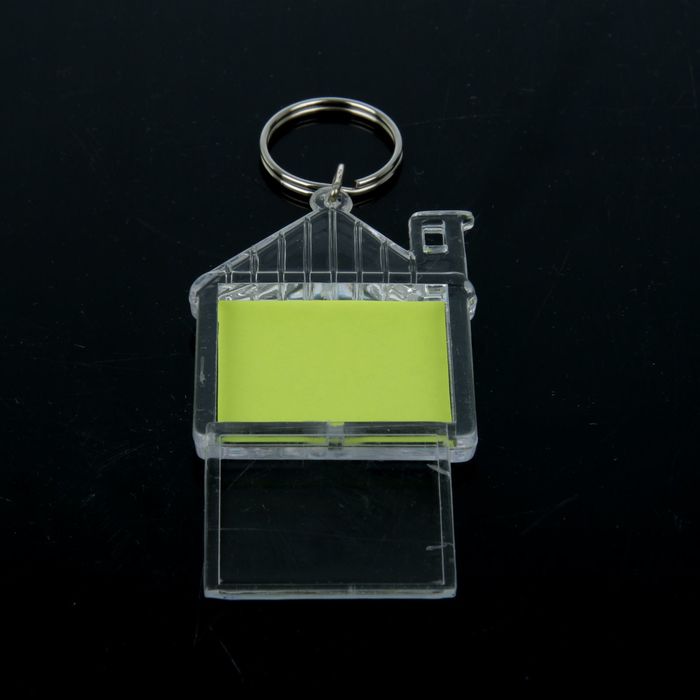 Капсула для полиграфической вставки "Домик" 5,2х4,5 см