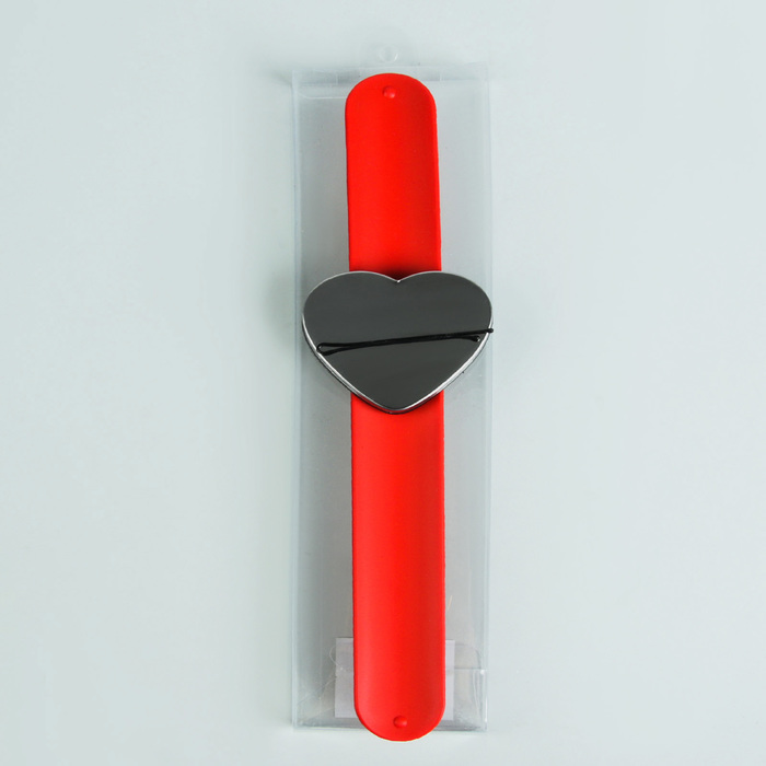 Магнитный браслет-держатель для шпилек и невидимок, в форме сердца, цвет МИКС