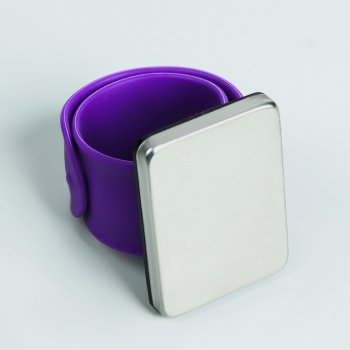 Магнитный браслет-держатель для шпилек и невидимок, прямоугольный, цвет МИКС