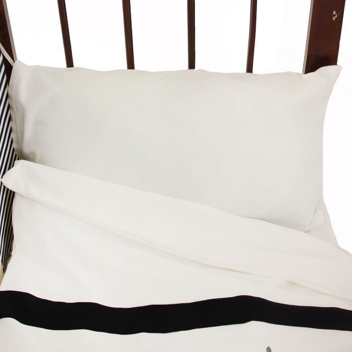 Комплект в кроватку "Для принца" (6 предметов), цвет синий 10015