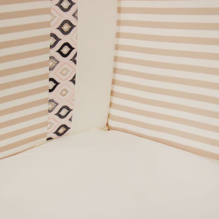 Комплект в кроватку "Для принцессы" (6 предметов), цвет бежевый 10015