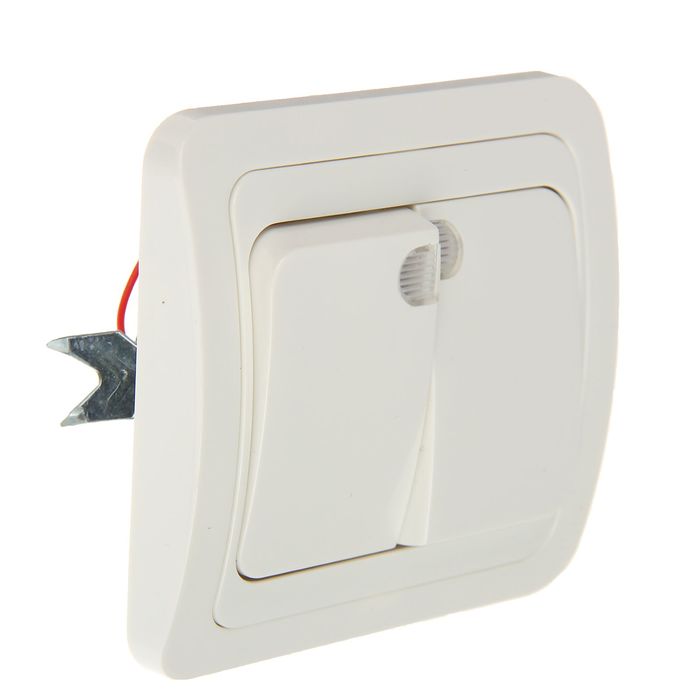 Выключатель TDM "Валдай", 10 А, 2 клавиши, с подсветкой, белый, SQ1804-0006