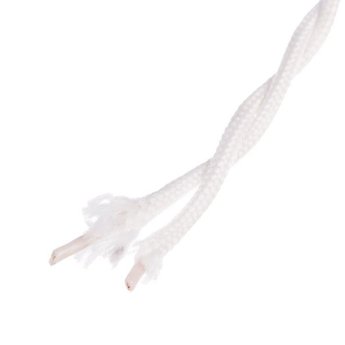 Провод ТDM "Ретро", ПВО 2х1.5 мм, витой, ГОСТ, "Эко", 50 м, белый, SQ2801-0001