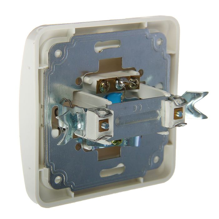 Розетка телевизионная TDM "Валдай", 0-2400 Гц, "мама", белая, SQ1804-0014