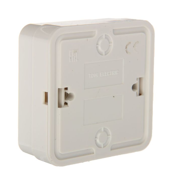 Розетка телевизионная TDM "Ладога", IP20, 0-2400 Гц, "мама", открытая, белая, SQ1801-0025