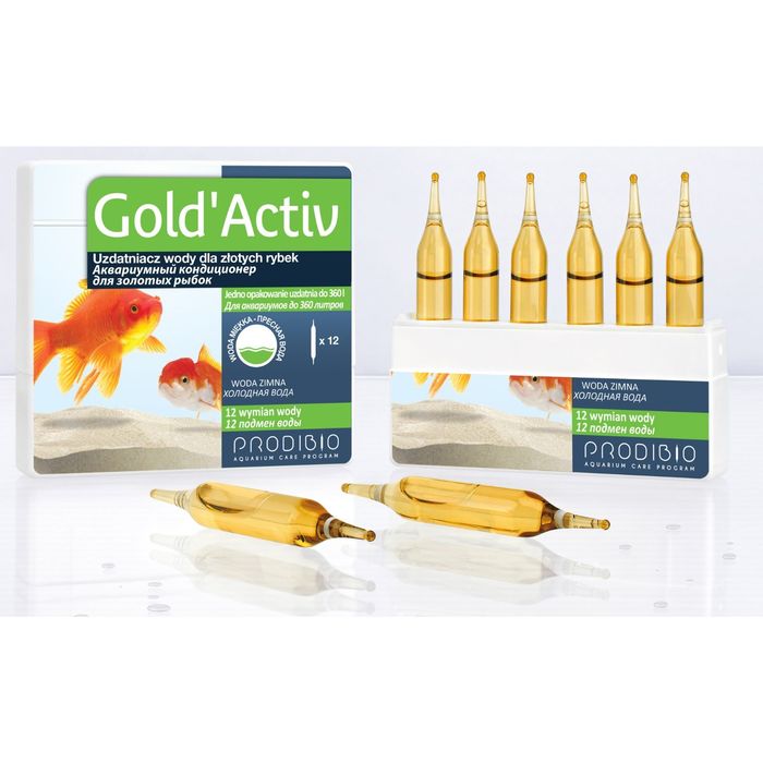 Кондиционер водопроводной воды для золотых рыбок Gold`Activ (12шт)