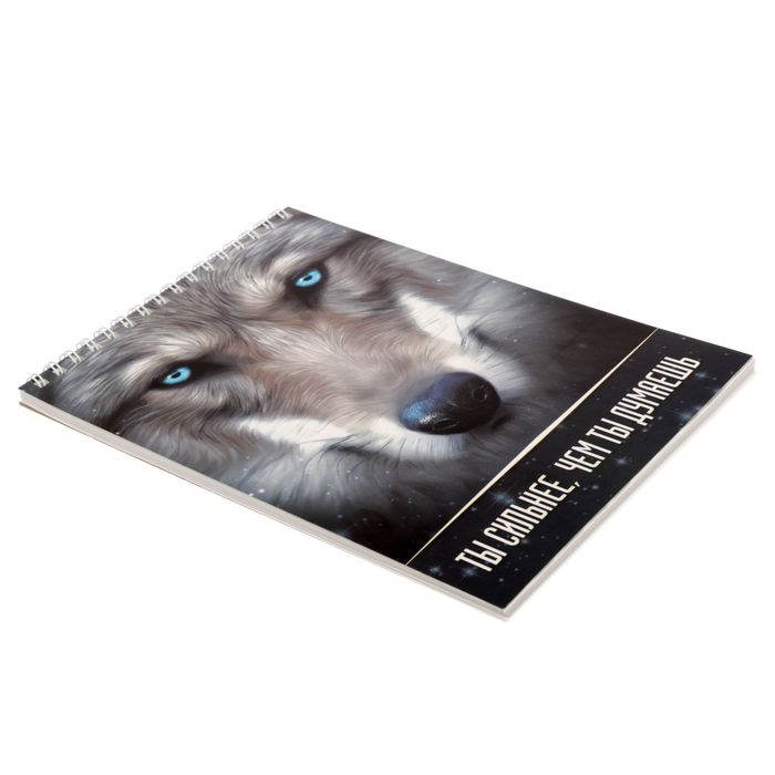 Блокнот "Ты сильнее, чем ты думаешь", на гребне, А5, 40 листов