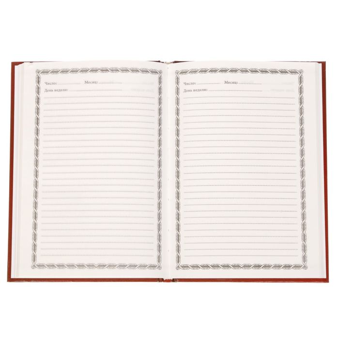 Ежедневник "Красный диплом", твёрдая обложка, А5, 80 листов