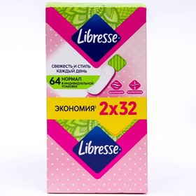 

Прокладки ежедневные Libresse Dailyfresh Normal, 64 шт.