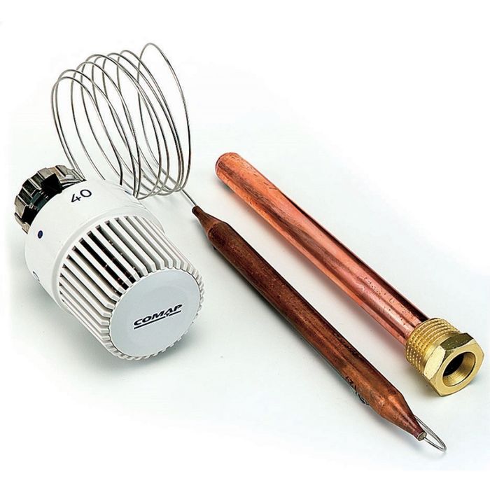 Головка термостатическая Comap 6803STD 803880, M28x1.5, с погружным датчиком  2м