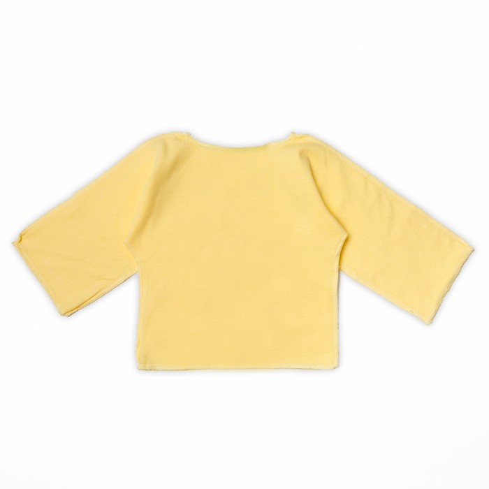Распашонка с длинными рукавами, рост 44-50 см, цвет жёлтый E011001K50_М