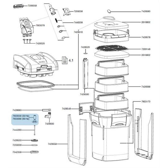 Импеллер для фильтров EHEIM 2080, 2180