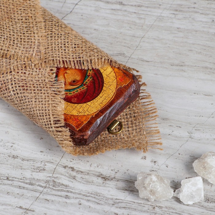 Икона под старину карманная "Казанская Пресвятая Богородица", 7х10 см