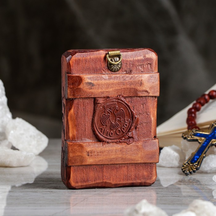 Икона под старину карманная "Пантелеимон", 7х10 см