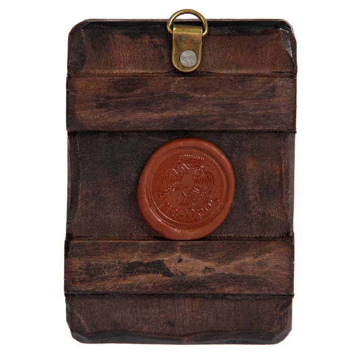 Икона под старину карманная "Семистрельная", 7х10 см