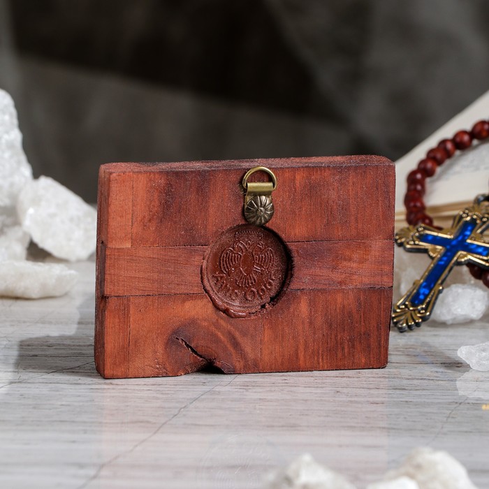 Икона под старину карманная "Тайная вечеря", 7х10 см